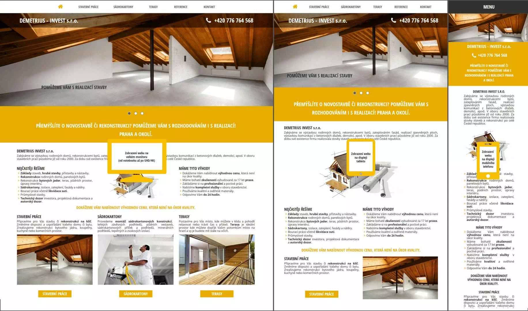 ukázka webu
